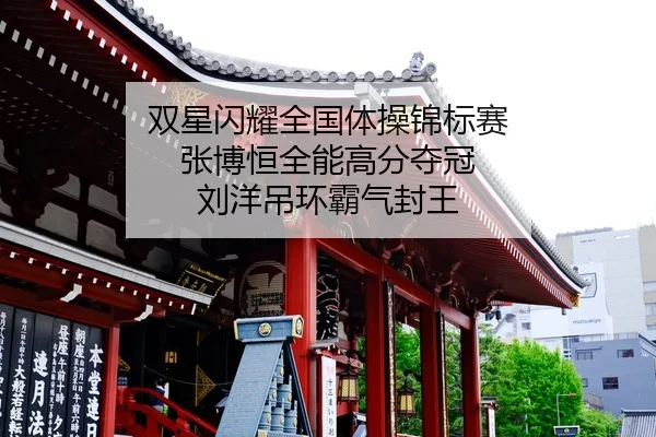 双星闪耀全国体操锦标赛 张博恒全能高分夺冠 刘洋吊环霸气封王